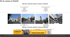Desktop Screenshot of findesemanaenmadrid.org