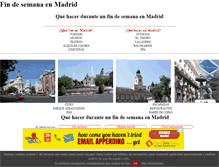 Tablet Screenshot of findesemanaenmadrid.org